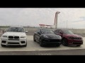 2014 Jeep Grand Cherokee SRT vs BMW X5 M vs Porsche Cayenne GTS 0-60 MPH Mashup Review
