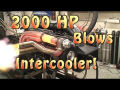 New NRE E85 2100 HP Monster Blows Intercooler! Nelson Racing Engines Episode 215. NRE TV.