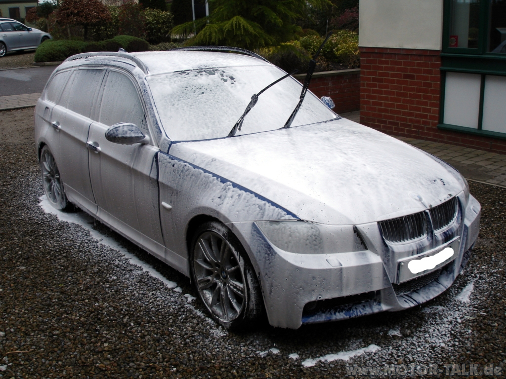 Bmw 3 series in snow #5