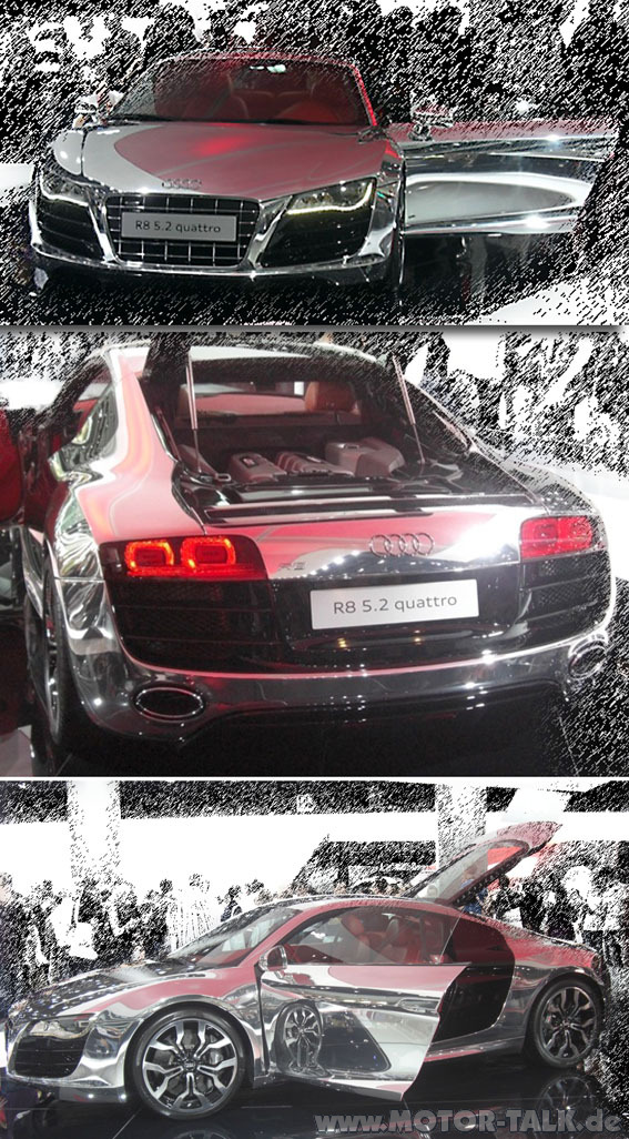 An Audi R8 that makes u blind