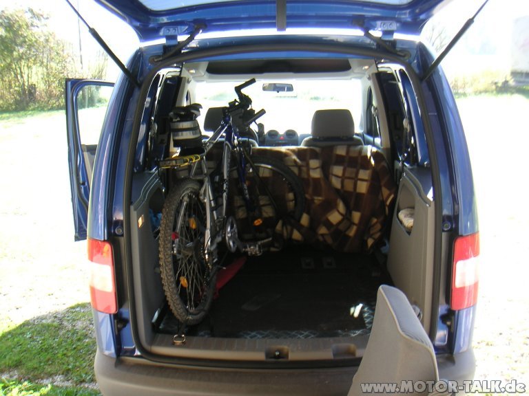 Fahrradtransport Volkswagen Caddy 2K Life 1.9 TDI von