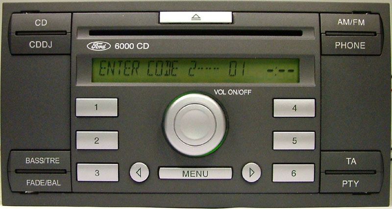 Ford radio 6000 cd bedienungsanleitung #7
