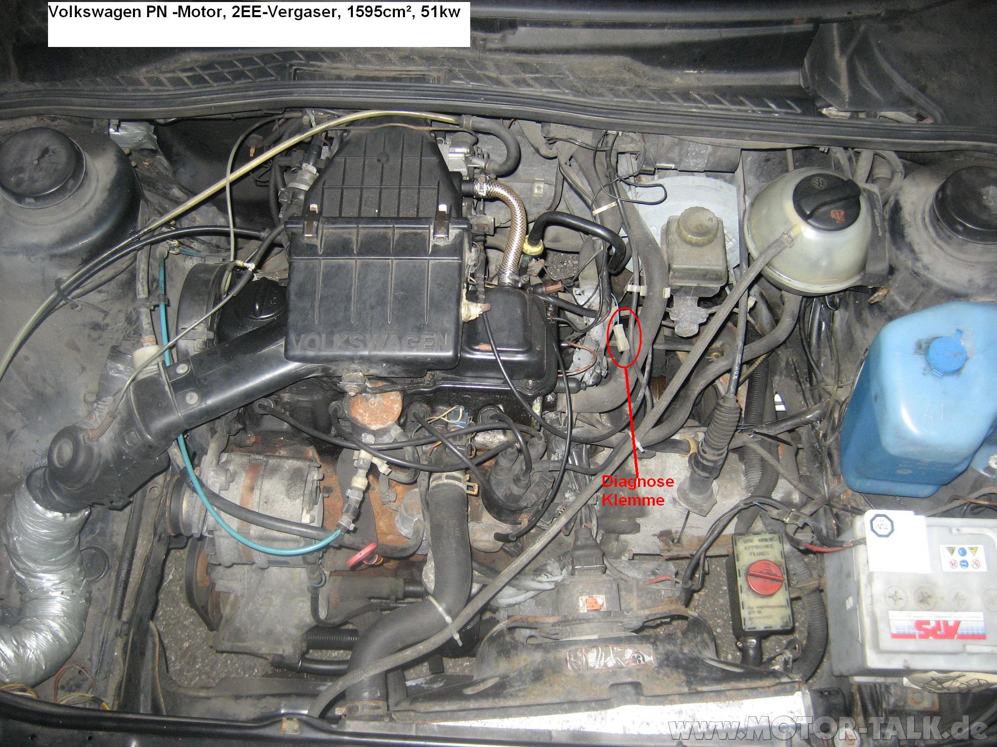 golf 2 pn motor