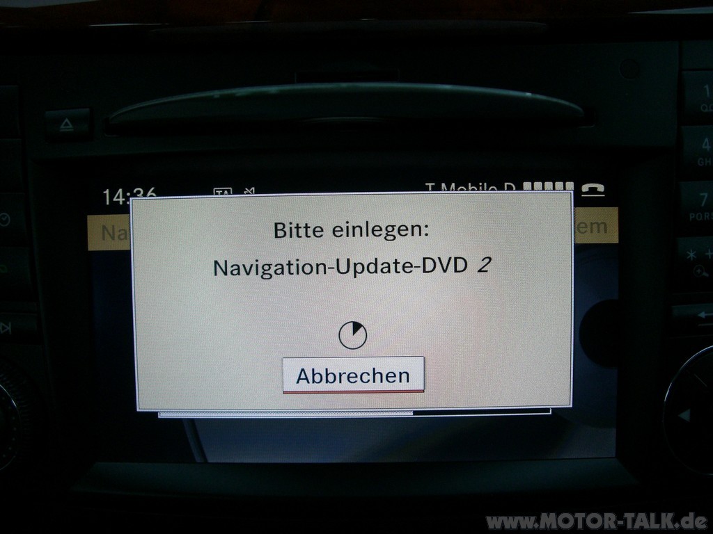 Mercedes w211 comand software update #2