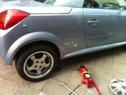 Neue Räder für den Opel Tigra...