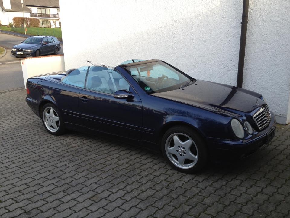 Mercedes 200 clk cabrio test #1