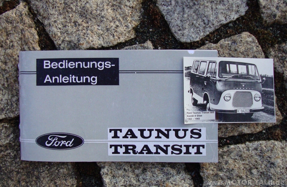 Ba ford transit i 1965 Oldtimer Ford Taunus Transit FK1250