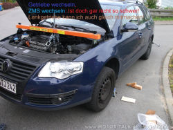 ZMS und Getriebe wechseln - Anleitung für Passat B6 3C CC 2.0 TDI CR / PD