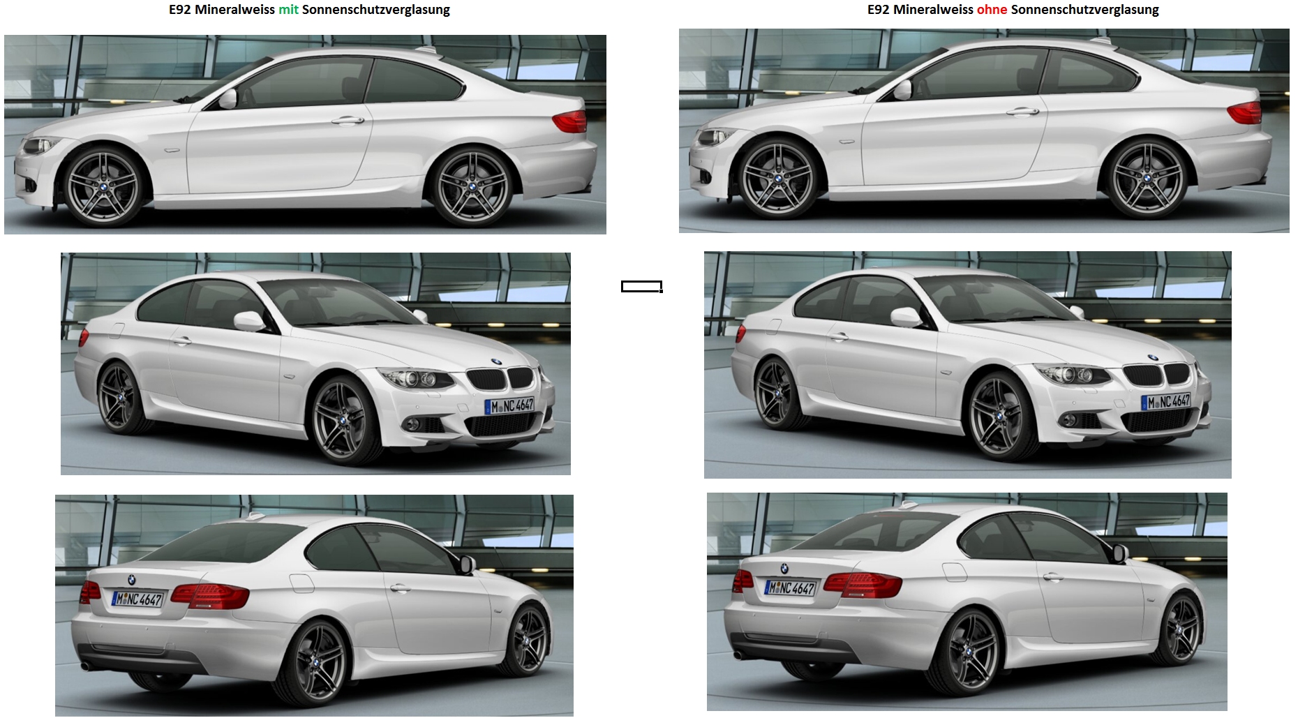 Bmw individual sonnenschutzverglasung e92 #5