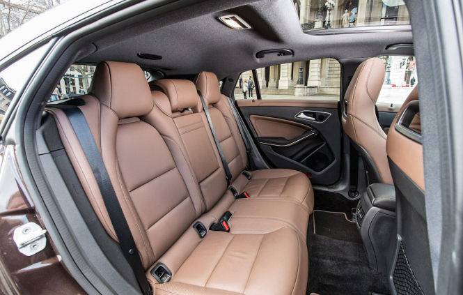 Der Fond des CLA Shooting Brake