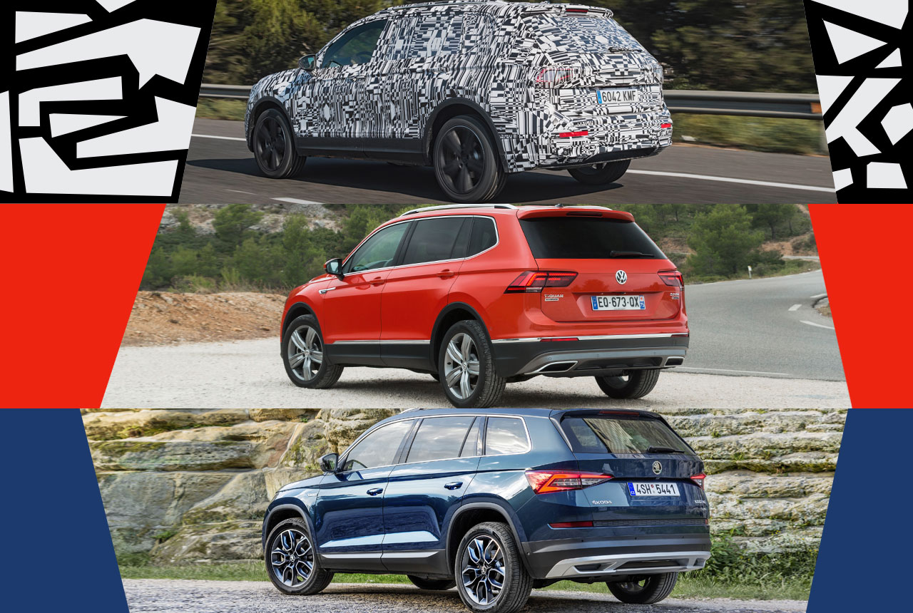 Seat Tarraco Vw Tiguan Allspace Und Skoda Kodiaq Vergleich