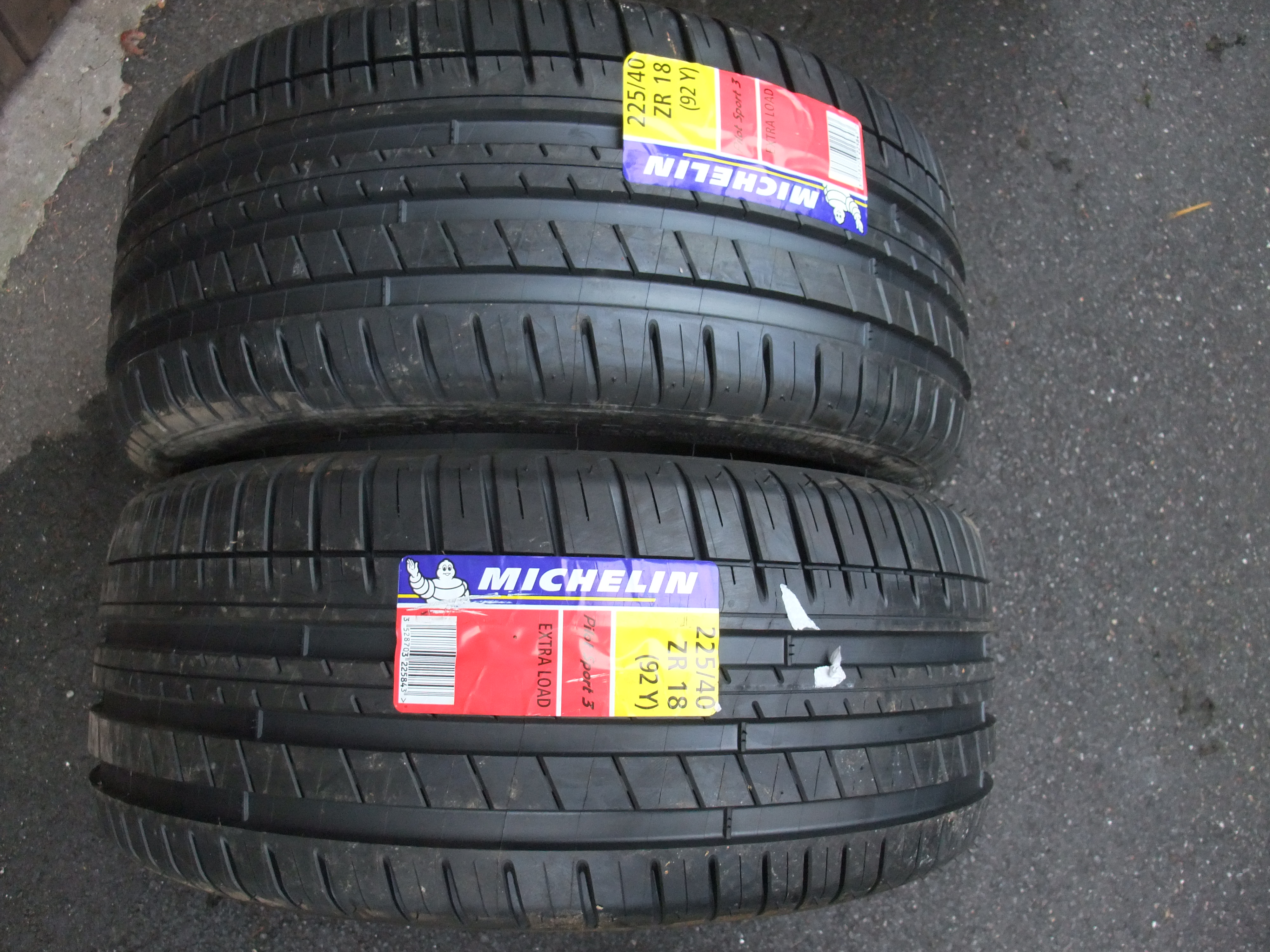 2x 225/40 R18 92Y Michelin Pilot Sport 3 Reifen Sommerreifen NEU : Biete