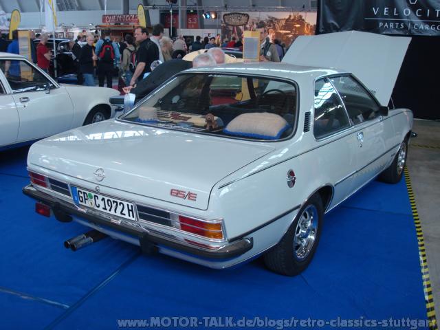 Opel commodore b gse 2 8 coupe 1972 1977 RETRO CLASSICS Stuttgart Besuch