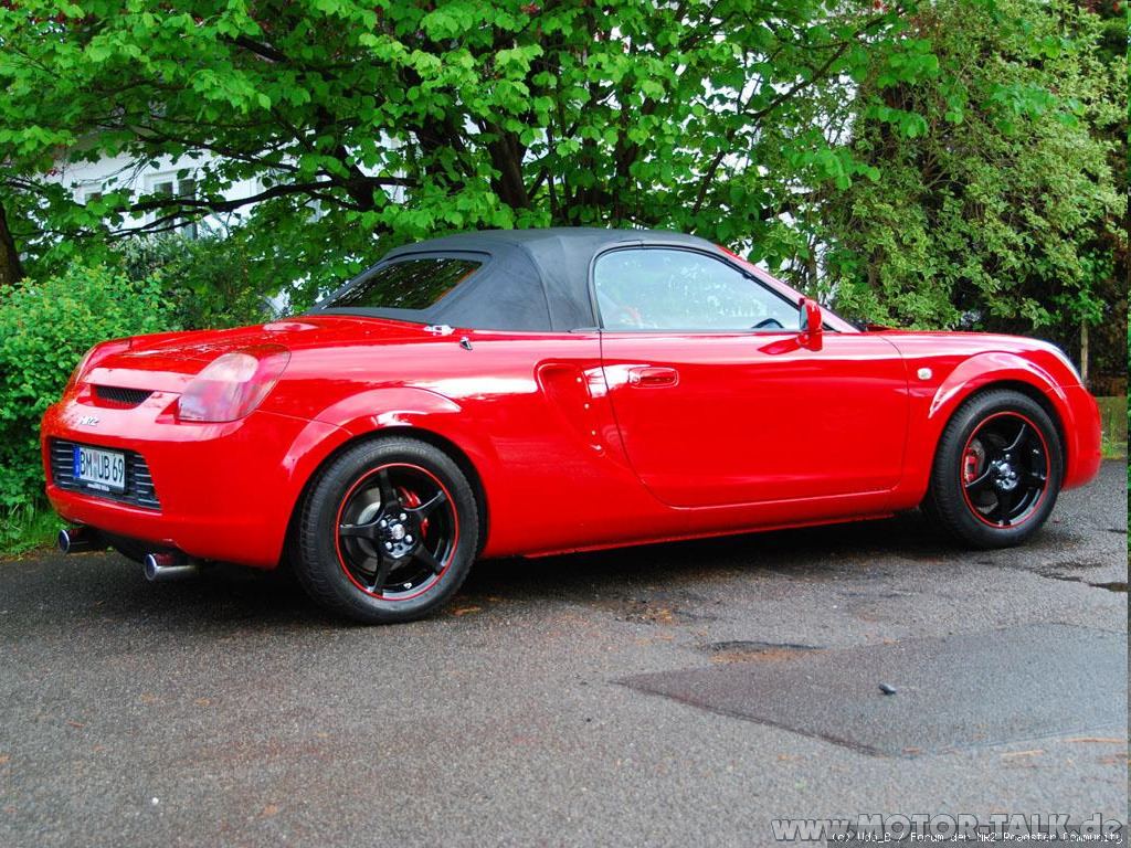 Toyota mr2 in winter