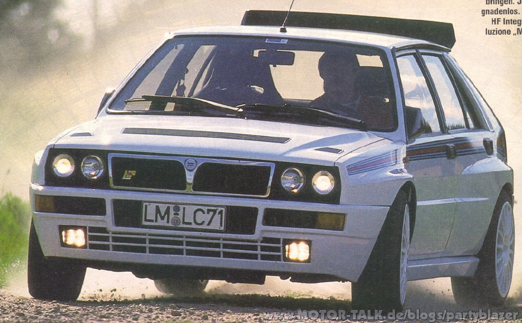 PartyBlazer Youngtimer Sondermodelle Lancia Delta Integrale Evoluzione 