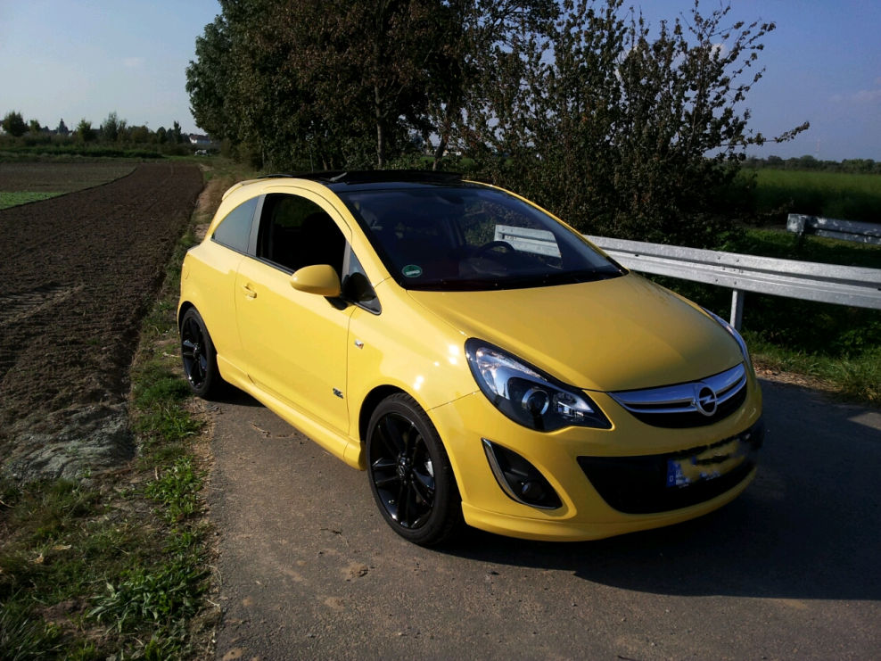 Front Mein Neuer Corsa D 1 6Turbo 150PS Color Edition Sunny Melon Ist