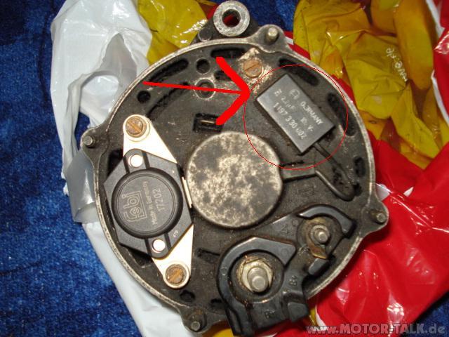 Lima : Erregerspannung Lichtmaschine : VW Golf 1 & 2 ...