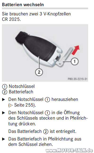 Mercedes schluessel batterie #3