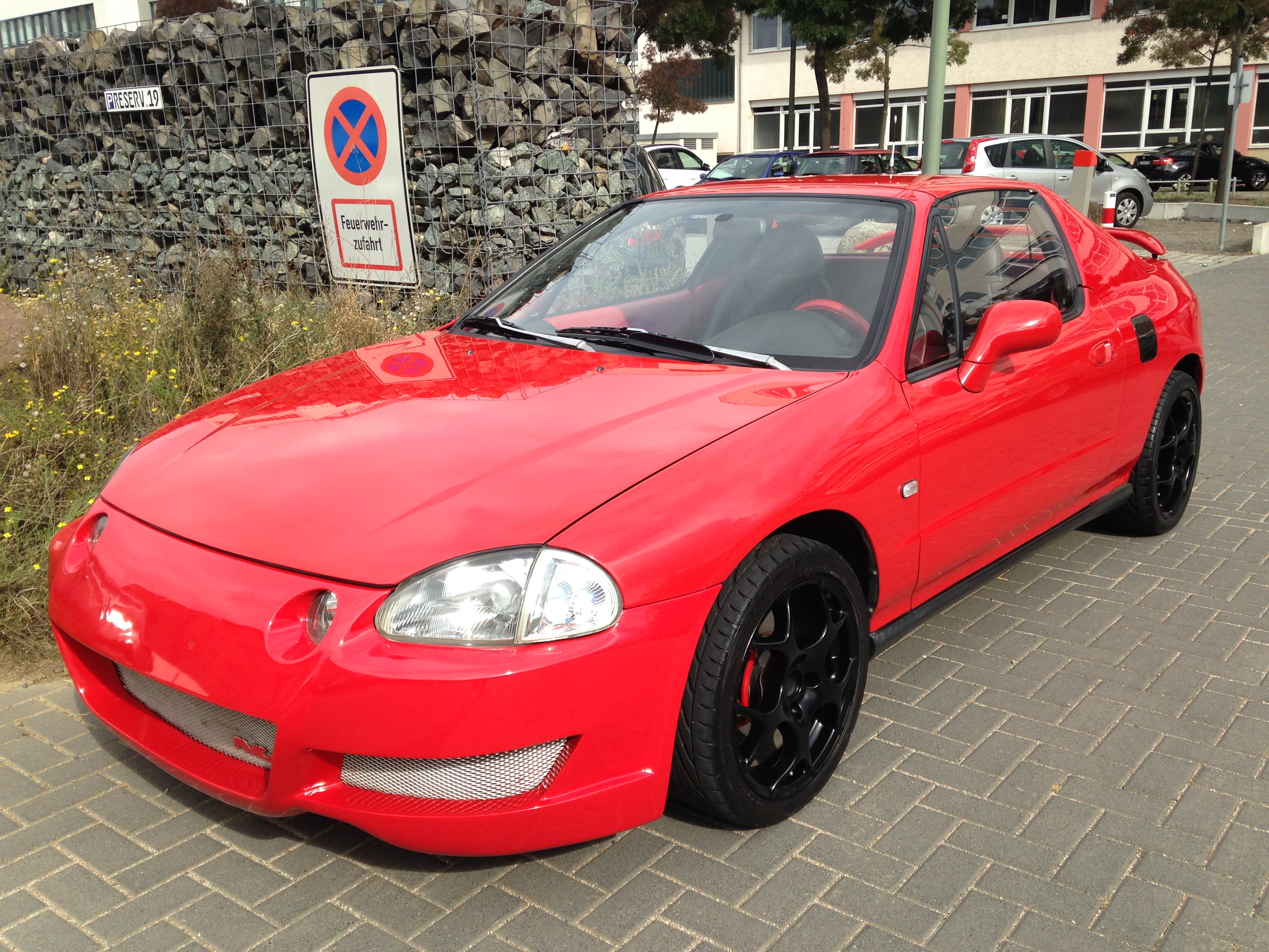 Honda CRX Del Sol VTI EG2 160PS TÜV AU NEU bis 09 2016 Rot mit