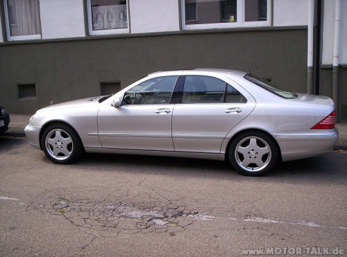 Mercedes s500 w220 test #7