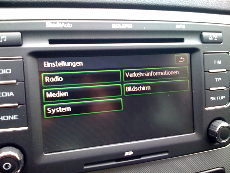 Skoda: Radio BOLERO Bluetooth-Audio Aktivierung?