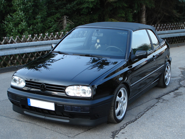 Biete Volkswagen Golf 3 Cabrio mit Porsche Felgen