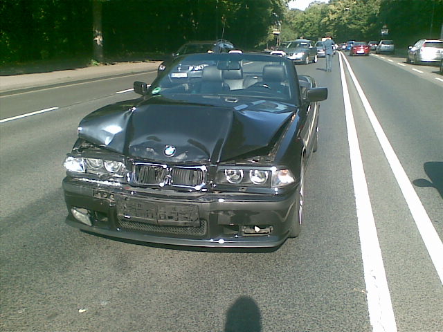 Bmw e36 cabrio unfall #6