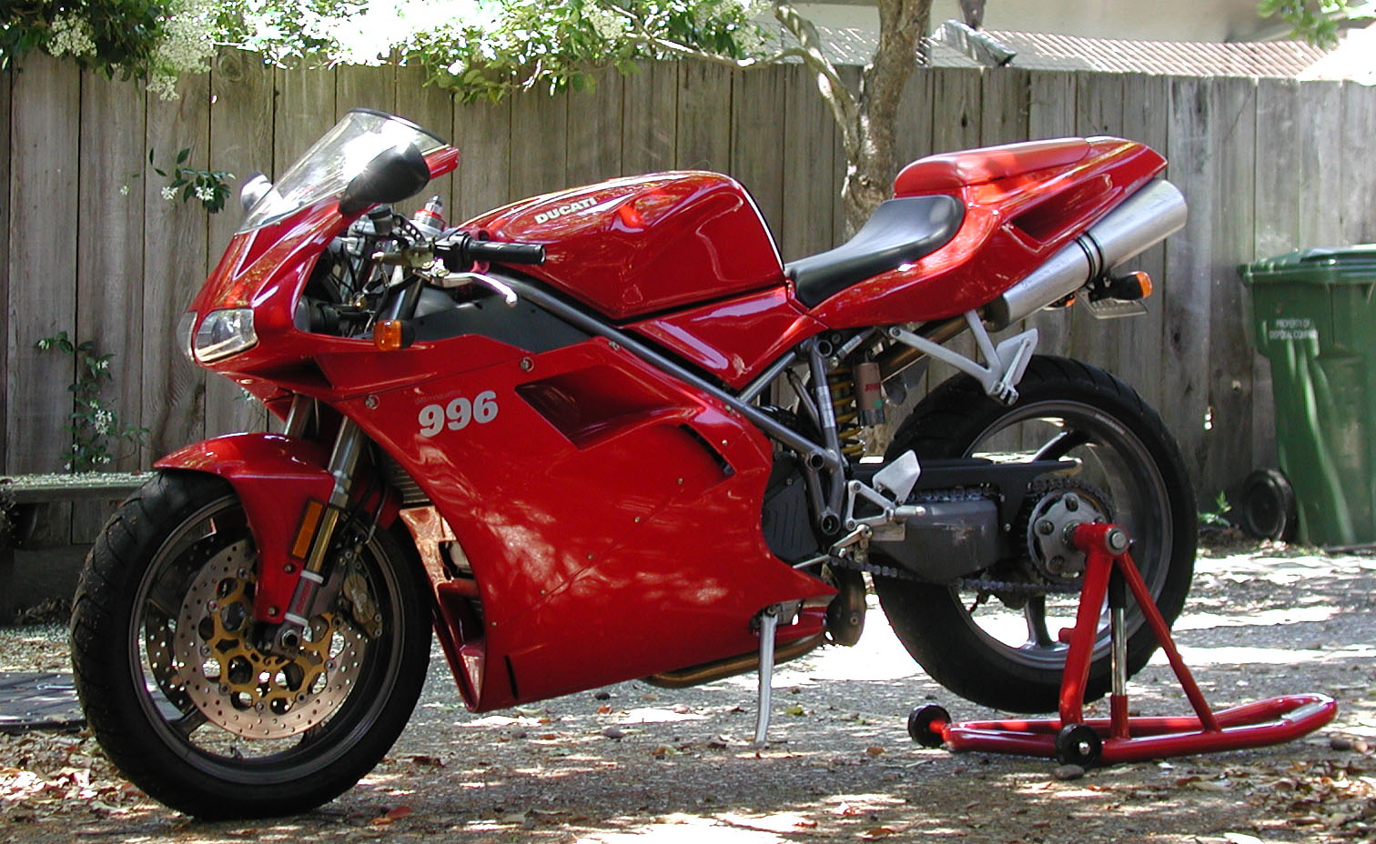 ducati 996 blind