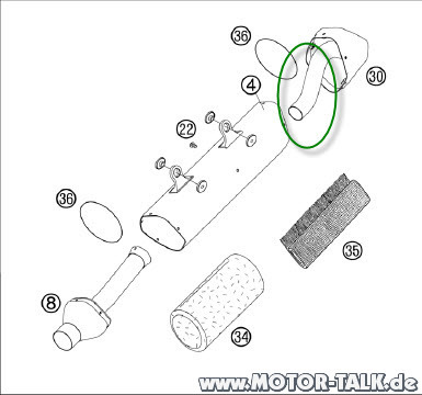 Auto Tuning  Racing Parts on 30 06 2009 15 26 06   Works Racing Parts Auspuff F  R Ktm 525 Exc