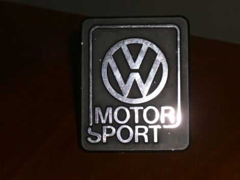 Biete Original VW Motorsport Emblem Vom Limeted 16V G 60 Biete Volkswagen