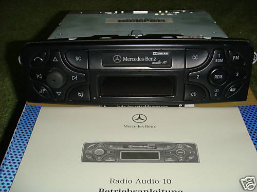 Mercedes benz audio 10 cc bedienungsanleitung
