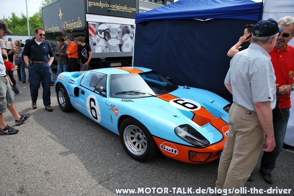 Ford GT40 Gulf Olli the Driver Hockenheim Historic In Memory of Jim