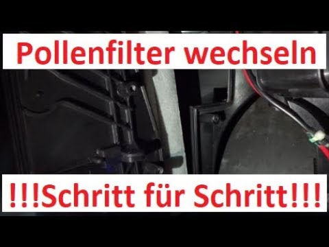 Opel Astra H Pollenfilter Wechseln Innenraumfilter Frischluftfilter Tauschen Video