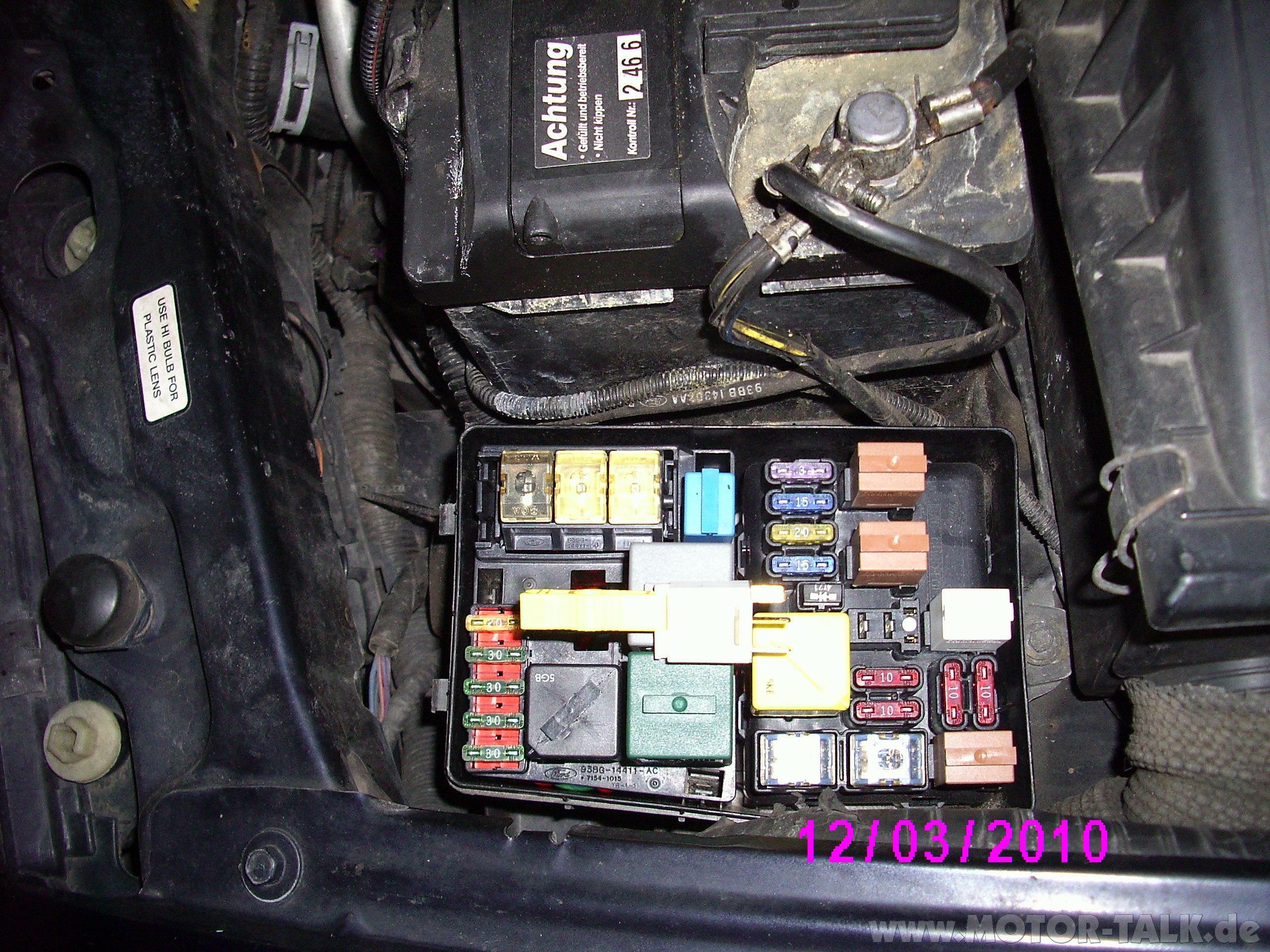 Ford mondeo gbp sicherungskasten #3