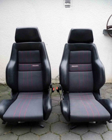 VW Golf 2 II elektrische RECARO Sitze RALLYE Golf G60G : Biete