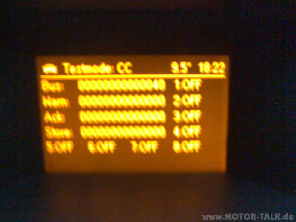 Testmode bc opel