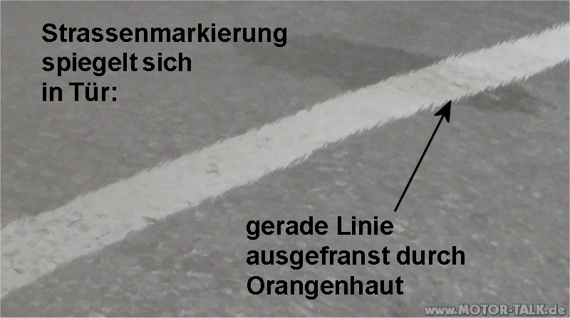 Orangenhaut-2 : Wozu "Orangenhaut" im Lack? : BMW 3er E90 ...