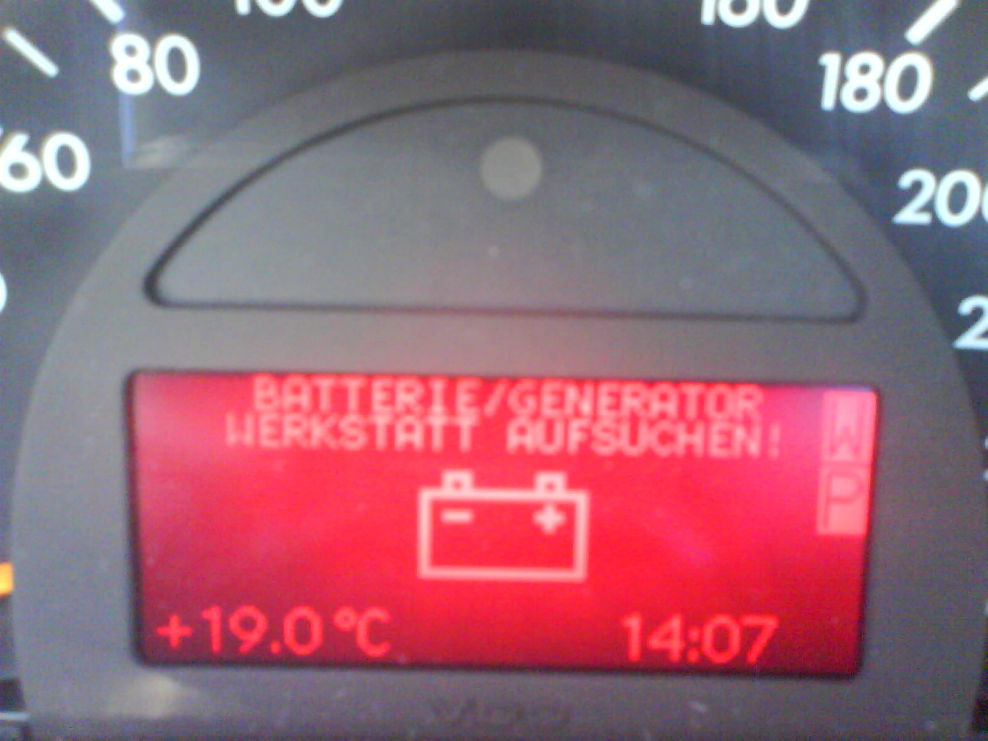 Dsc00048 : Batterie Generator Defekt : Mercedes C-Klasse W203 : #203074014