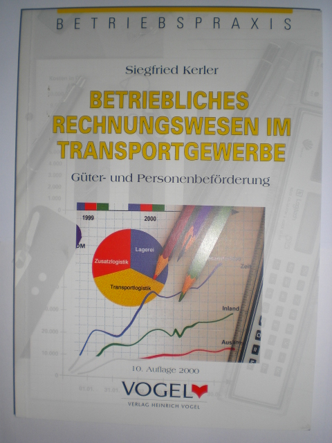 Lehrbuch "Betriebliches Rechnungswesen Im Transportgewerbe" Zu ...