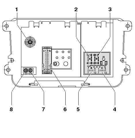 Rcd 510 распиновка разъемов