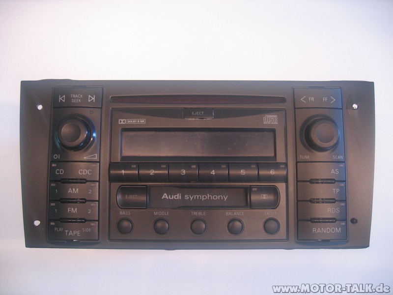 Symph5 Radio ausbauen symphony 1 Audi A4 B5 203436804