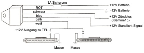 Das TFL Schaltmodul braucht ein "Standlicht Signal" Seite ...