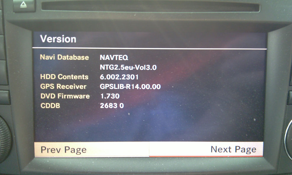 comand aps ntg2 firmware update