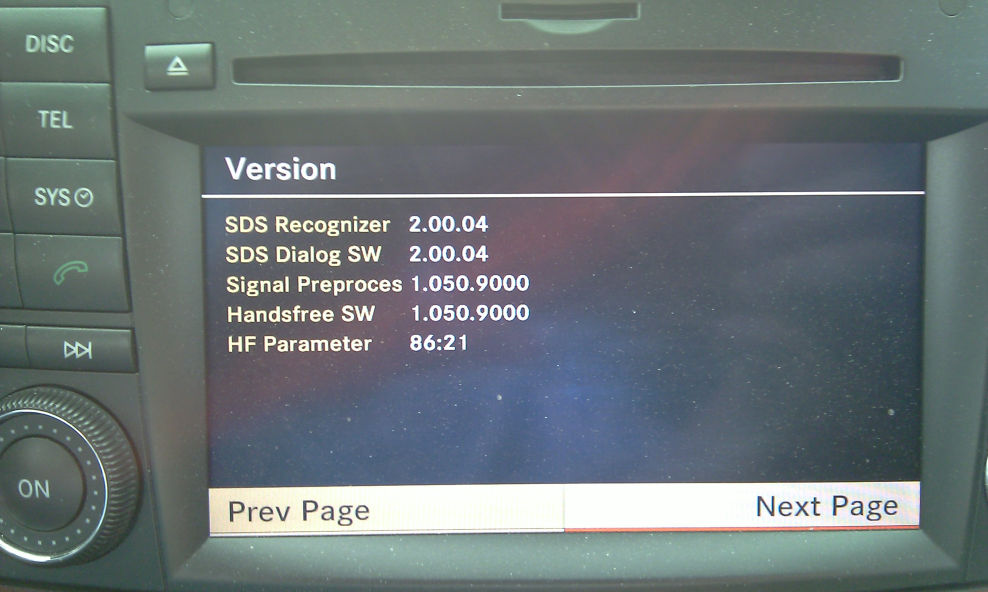 comand aps ntg2 firmware update