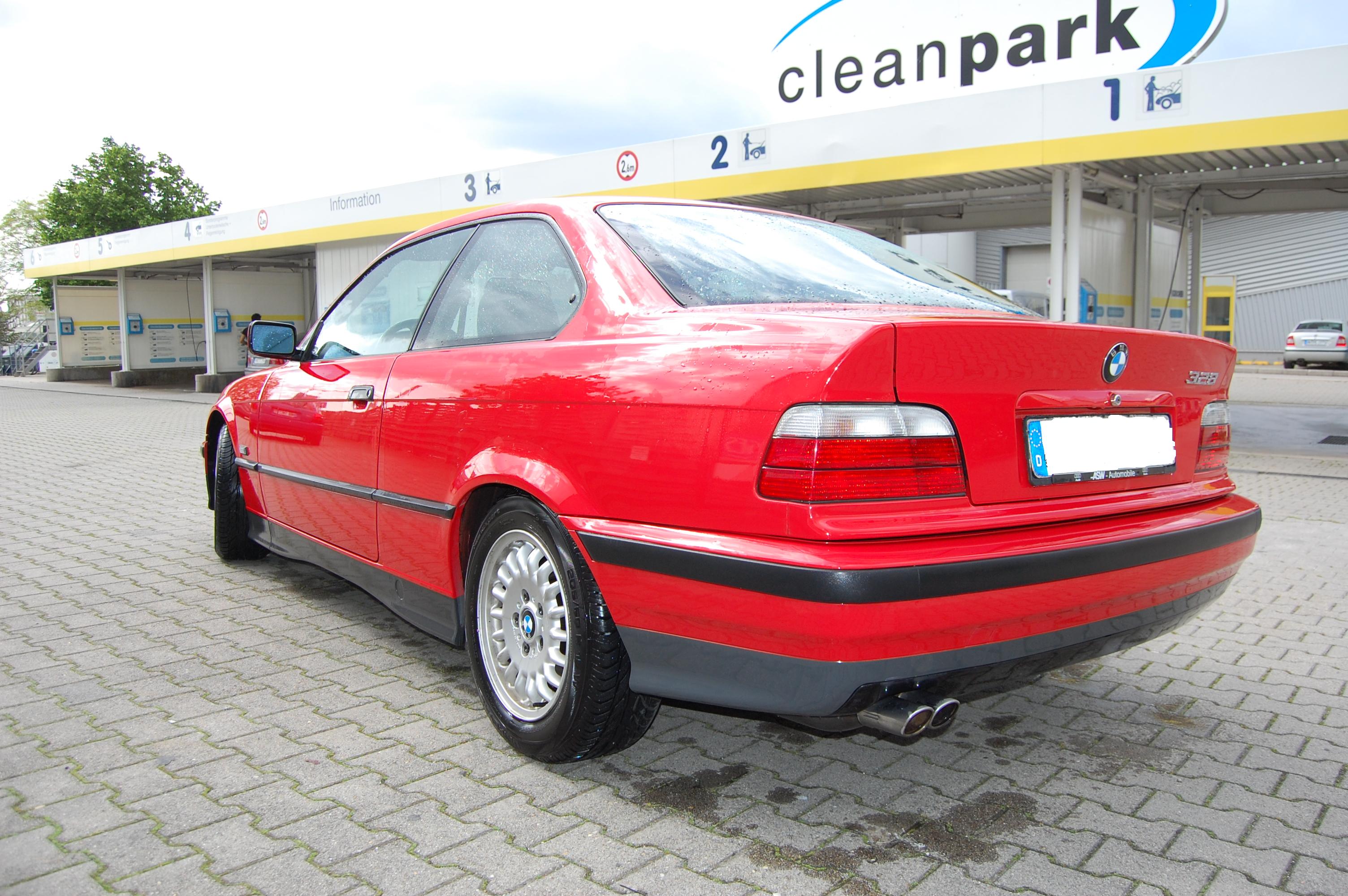 BMW E36 328i Coupe in hellrot mit Autogas! : Biete