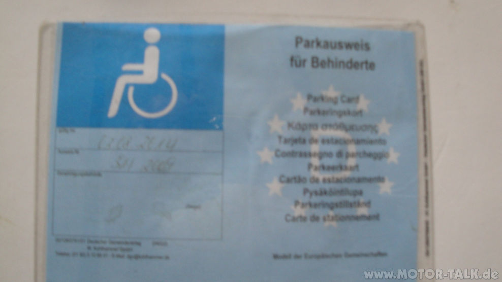 Behindertenausweis