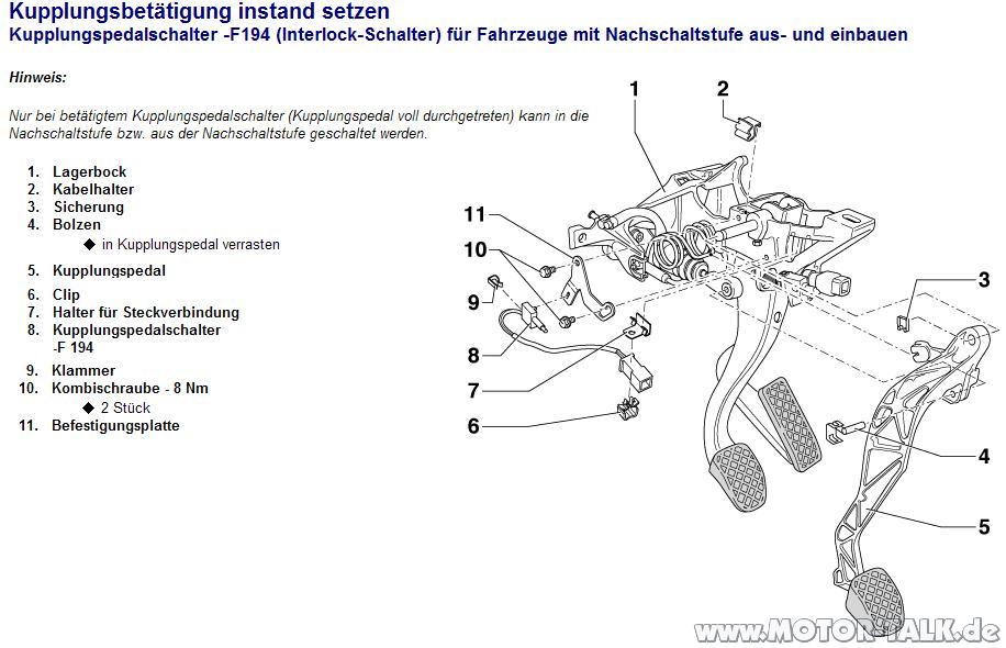 Bremspedalschalter