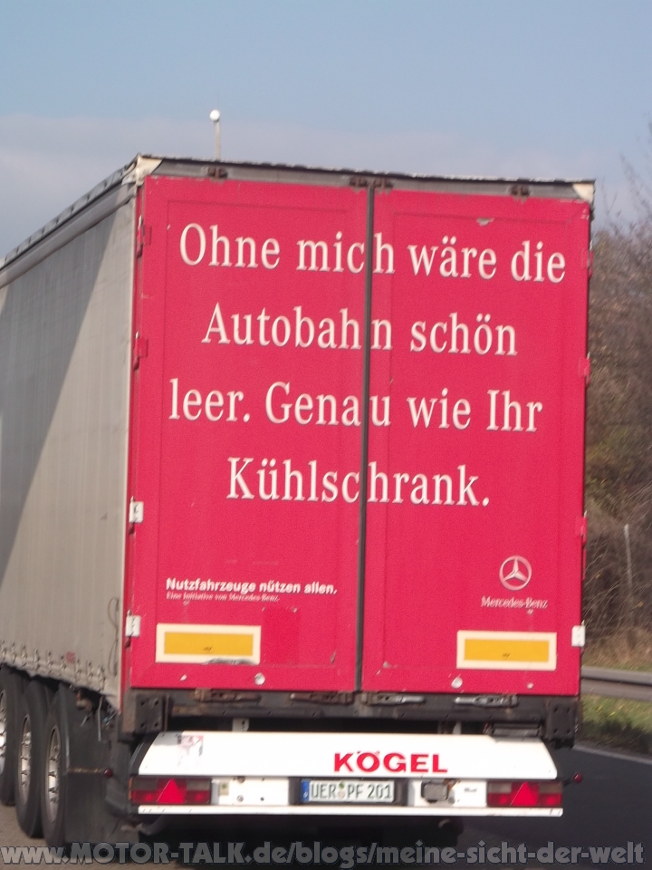Zeitvertreib bei Autofahrten Meine Sicht der Welt