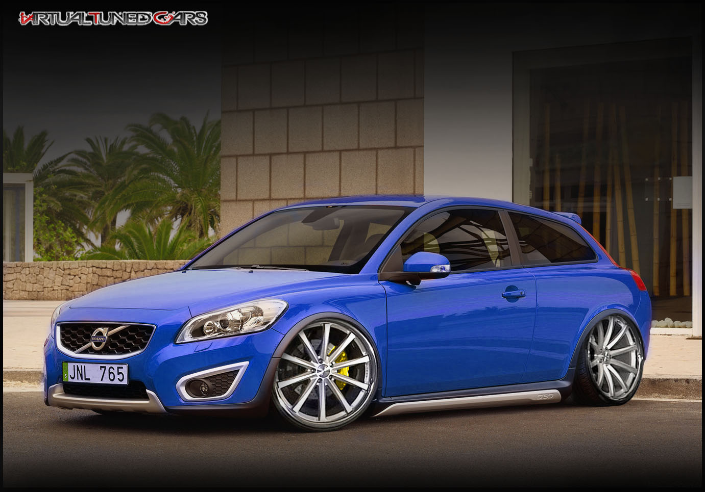 Стекло фары volvo c30