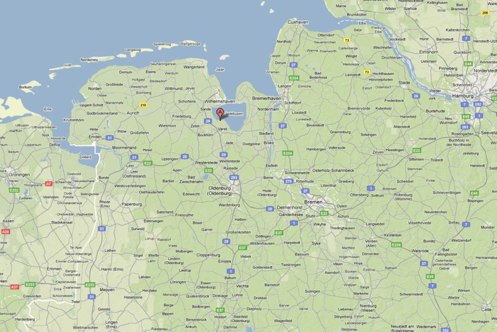 Karte #1 (Google Maps #1) : Reiseziel Nordseebad Dangast : TT-Lounge